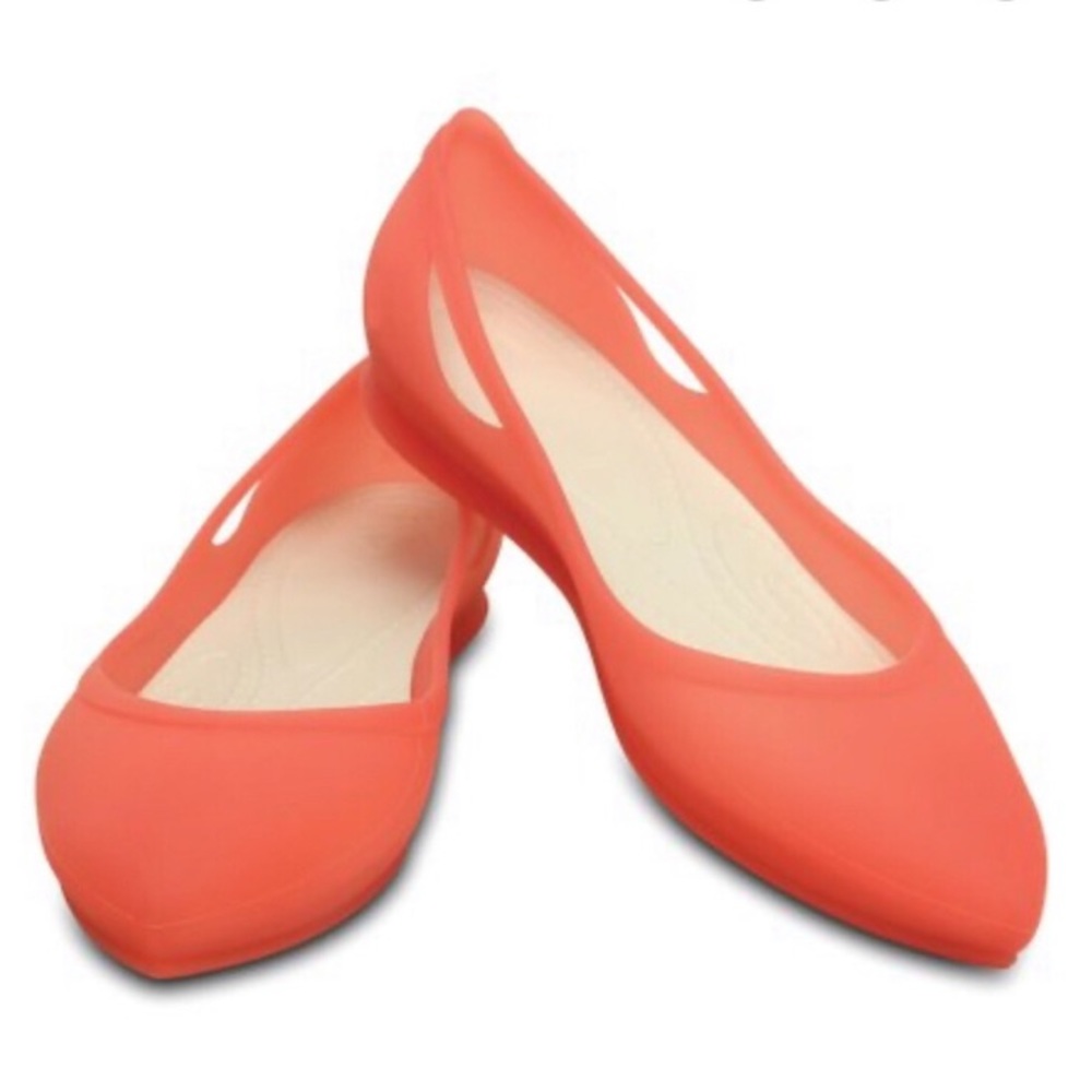 CROCS | Pink Rio Pointed Flats